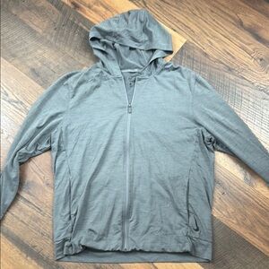 Men's Gray Hooded Sweater